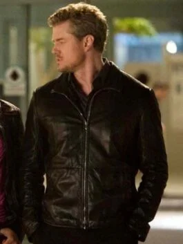 Greys Anatomy Eric Dane Black Leather Jacket
