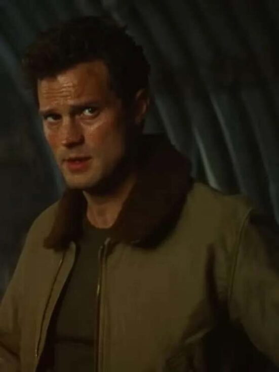 Heart of Stone 2023 Jamie Dornan Green Jacket
