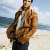 Ian Somerhalder Vampire Diaries Brown Jacket