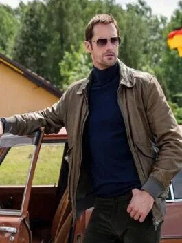 Infinity Pool 2023 Alexander Skarsgård Leather Jacket