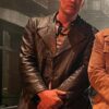 Inside Man 2023 Greg Finley Leather Coat
