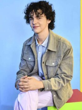 Jack Dylan Grazer Shazam! Fury of the Gods 2023 Grey Jacket