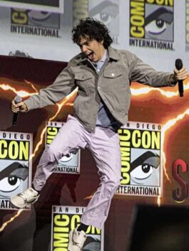 Jack Dylan Grazer Shazam! Fury of the Gods 2023 Grey Jacket