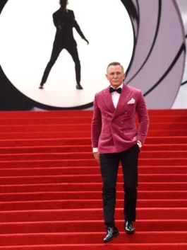 No Time To Die Daniel Craig Pink Blazer