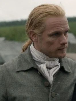 Outlander S07 Sam Heughan Gray Coat