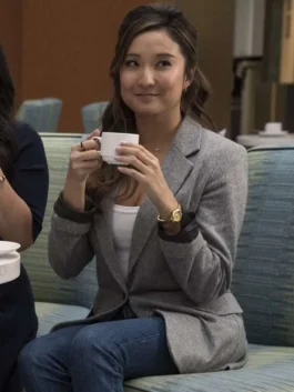 Ashley Park Joy Ride Grey Blazer
