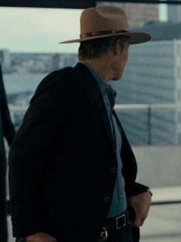 Justified City Primeval 2023 Timothy Olyphant Black Blazer