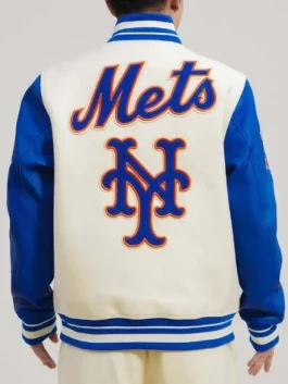 Kate Upton New York Mets Varsity Jacket back pose