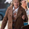 The Miracle Club 2023 Kathy Bates Brown Coat
