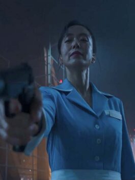Kill Boksoon 2023 Jeon Do-Yeon Blue Coat