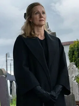 The Miracle Club Movie Laura Linney Black Trench Coat
