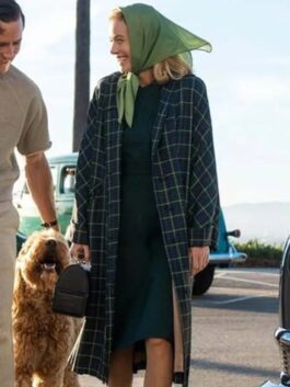 Lessons In Chemistry 2023 Brie Larson Plaid Trench Coat