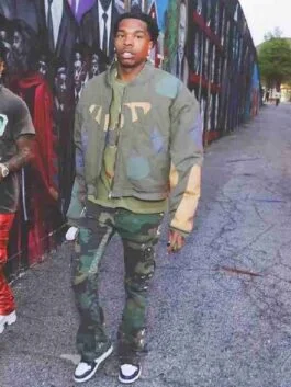 Lil Baby Oversized Bomber Jacket