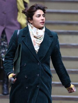 Love Again 2023 Priyanka Chopra Green Coat