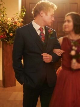 Love At First Sight 2023 Ben Hardy Blue Suit