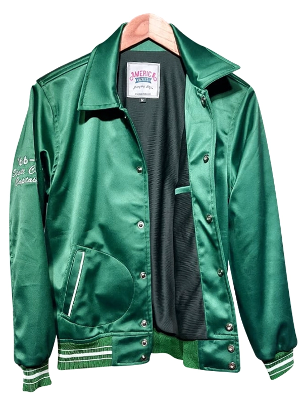 MaXXXine 2023 Mia Goth Green Jacket - Free Shipping