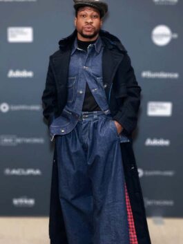 Magazine Dreams 2023 Jonathan Majors Blue Coat