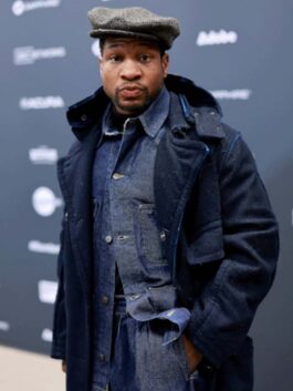 Magazine Dreams 2023 Jonathan Majors Blue Coat