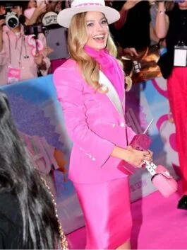 Margot Robbie 2023 Barbie Pink Blazer