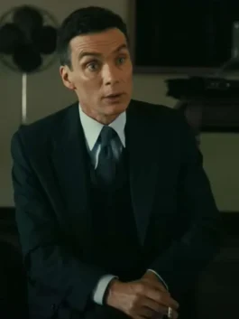 Cillian Murphy Oppenheimer 2023 Black Suit