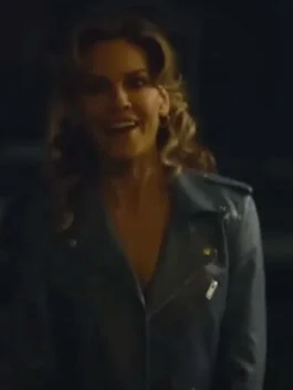 Ordinary Angels 2023 Hilary Swank Blue Jacket