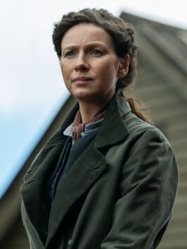 Outlander Season 7 Caitríona Balfe Green Coat