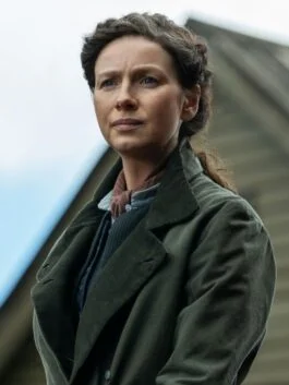 Outlander Season 7 Caitríona Balfe Green Coat
