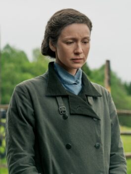 Outlander Season 7 Caitríona Balfe Green Coat
