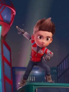 PAW Patrol The Mighty Movie 2023 Finn Lee-Epp Red Jacket