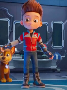 PAW Patrol The Mighty Movie 2023 Finn Lee-Epp Red Jacket