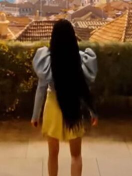 Poor Things 2023 Bella Baxter Blue Coat