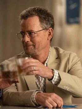 Sight 2023 Greg Kinnear Beige Coat
