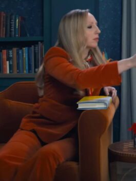 The Afterparty 2022 Anna Konkle Orange Blazer