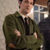 The Afterparty 2022 Ben Schwartz Green Wool Jacket