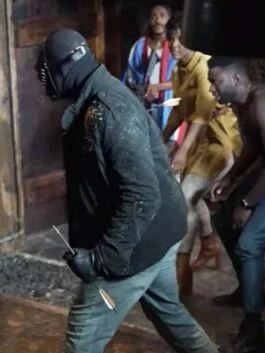 The Blackening 2023 Masked Man Black Cotton Jacket