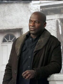 The Blacklist Dembe Zuma Brown Leather Coat