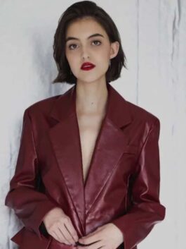 The Blind 2023 Kaelyn Wilkins Maroon Coat
