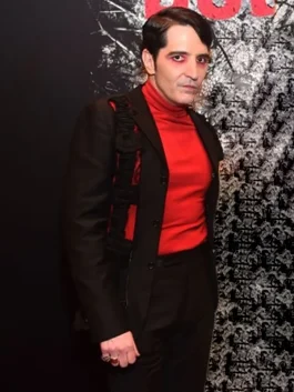The Boogeyman 2023 David Dastmalchian Black Blazer back