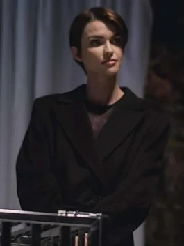 Ruby Rose The Collective 2023 Black Coat
