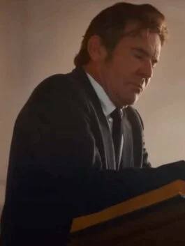 The Hill 2023 Dennis Quaid Black Coat