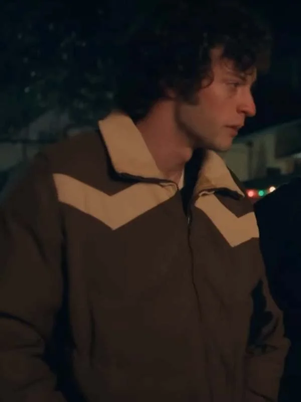 The Holdovers 2023 Dominic Sessa Brown Puffer Jacket