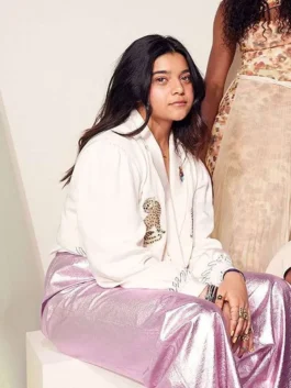 Iman Vellani The Marvels 2023 White Jacket