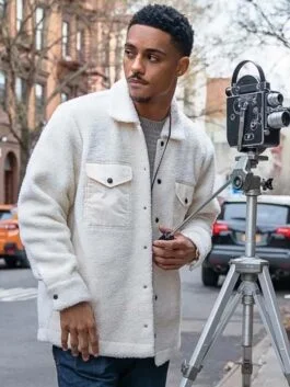 The Perfect Find 2023 Eric White Shearling Jacket