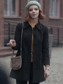 The Queen’s Gambit Anya Taylor-Joy Black Coat