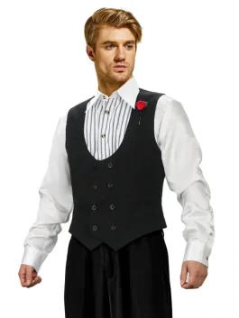 The Hunger Games Tom Blyth Black Vest