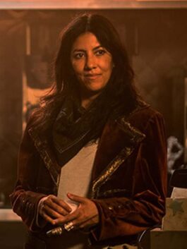 Twisted Metal 2023 Stephanie Beatriz Red Velvet Blazer