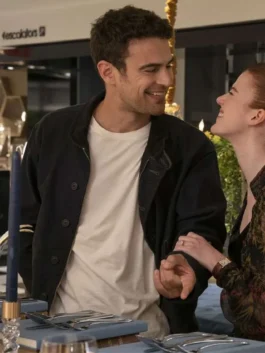 Theo James The Time Traveler’s Wife Black Cotton Jacket