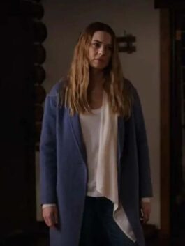 Virgin River S02 Melinda Monroe Blue Trench Coat