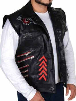 WWE Baron Corbin Leather Vest