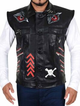 WWE Baron Corbin Leather Vest